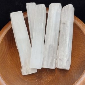 Selenite Wands 4"
